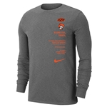 NIKE STACKED LOGOS LONG SLEEVE TEE