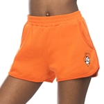 ORANGE FLEECE SHORT