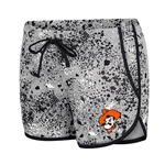 B/G/W TERAZZO PRINT SHORT