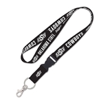 OKSTATE COWBOYS BLACKOUT LANYARD