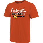 YOUTH SOFTBALL SCRIPT BAT TEE