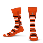 ORANGE WORD CROSSWALK SOCK