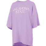 OKLAHOMA STATE LILAC OVERSIZED TEE