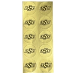 OSU GOLD STICKERS 10 PER SHEET