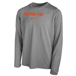 NIKE YOUTH LONG SLEEVE WORDMARK TEE