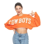 COWBOYS UBER CROPPED TOP