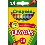 CRAYOLA CRAYONS 24 PK