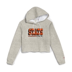 COWBOYS RAW EDGE CROP HOODIE