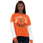 OKLAHOMA STATE FULL PETE ORANGE/WHITE CREWNECK