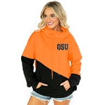 OSU DIAGONAL ORANGE BLACK HOODIE