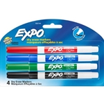 EXPO DRY ERASE MAKERER FINE ASSORTED DARK COLORS 4CT