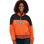 COWBOYS ORANGE/BLACK DOLMAN SLEEVE JACKET