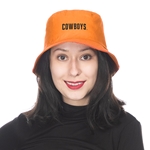 ORANGE COWBOYS BUCKET HAT