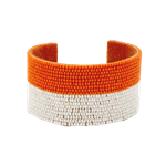 FAN GLAM BEADED CUFF BRACELET