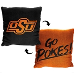 OKSTATE REVERSIBLE JACQUARD PILLOW