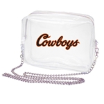 COWBOYS SCRIPT CLEAR CAMERA CROSSBODY