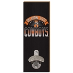 COWBOYS FANFARE WALL BOTTLE OPENER