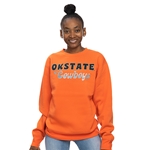 OK STATE GLITTER COWBOYS CREWNECK