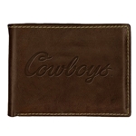 LEATHER CONTRAST STITH BILLFOLD