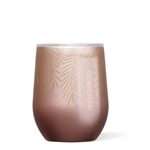 CORKCICLE FROSTED PINES ROSE GOLD STEMLESS 12OZ