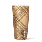 CORKCICLE GOLDEN PLAID TUMBLER 16OZ