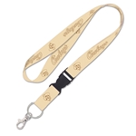 COWBOYS SCRIPT CREAM LANYARD