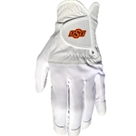 OSU WHITE LEATHER GOLF GLOVE