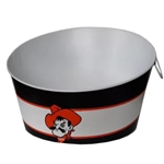 OKLAHOMA STATE METAL DRINK TUB