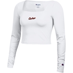 COWBOYS TAILGATE SQUARE NECK CROP