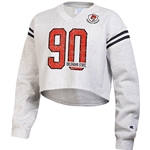 TAILGATE REVERSE WEAVE JERSEY CROP FLEECE