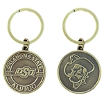 ALUMNI ANTIQUE BRASS KEYCHAIN