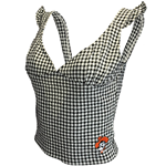 OLEANDER GINGHAM TOP