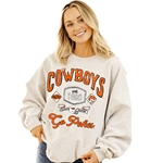 COWBOYS PATCHES 25 THRIFTED SWEATSHIRT