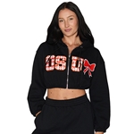 OSU BOW CINCHED HOODIE