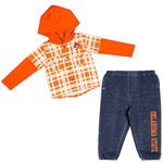 INFANT BMO PLAID SHIRT & JEANS SET