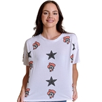 ALL OVER SEQUIN BOXY TEE