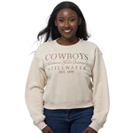CROPPED CREW SWEATSHIRT