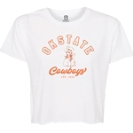 RAW HEM CROPPED TEE