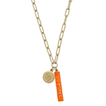 GO POKES PAPERCLIP NECKLACE