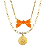 PETE HEAD BOW NECKLACE