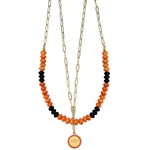 OSU MULTI BEAD NECKLACE