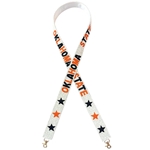 FAN GLAM OKSTATE BEADED STAR BAG STRAP