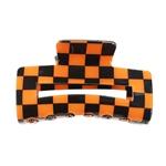 FAN GLAM CHECKERED HAIR CLIP