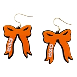 FAN GLAM OSU BOW DANGLES