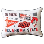 OKSTATE COLLEGIATE CLUSTER PILLOW