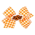 OSU GINGHAM MEDIUM BOW