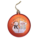 OKSTATE SNOWMAN ORNAMENT