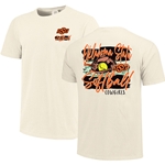 SOFTBALL GLOVE SCRIPT TEE