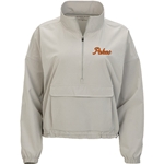 POKES SCRIPT QUARTER ZIP JACKET