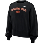 NIKE OKSTATE PHOENIX FLEECE CREW
